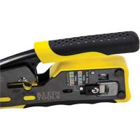 Ratcheting Ethernet Cable Crimper/Stripper/Cutter for Pass-Thru Connectors Chandler Sales