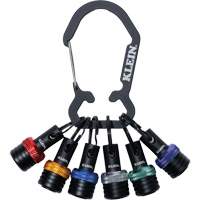 1/4" Drive Bit Holder Keychain Set, 6 Pcs., H Chandler Sales