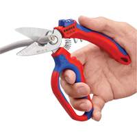 45° Angled Electricians' Shears, 6-1/4", Single Ring Handle Chandler Sales