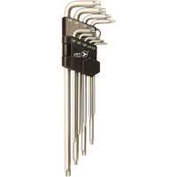 Jeu de cl&eacute;s inviolables magn&eacute;tiques extra-longues JMTK-9L., 9 mcx, Torx Chandler Sales