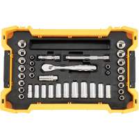 Jeu d'outils avec plateau & couvercle TOUGHSYSTEM2.0, 131 Mcx, Prise de 1/4"/3/8", Profond Chandler Sales