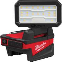 Projecteur d&eacute;clairage compact et pliable M18 ROVER avec chargement USB, DEL, 85/250/1000/500 lumens, Boîtier en Nylon rempli de verre Chandler Sales