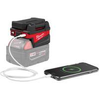 Projecteur d&eacute;clairage compact et pliable M18 ROVER avec chargement USB, DEL, 85/250/1000/500 lumens, Boîtier en Nylon rempli de verre Chandler Sales