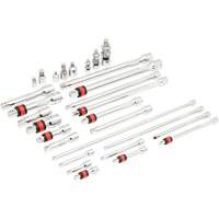 Jeu maître d'accessoires pour cl&eacute;s &agrave; cliquet de 1/4", 3/8" et 1/2" avec plateau en mousse Chandler Sales