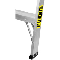 Industrial-Duty Sawhorse, 2' H x 31.9375" W x 23.50" D, 300 lbs. Capacity, Aluminum Chandler Sales