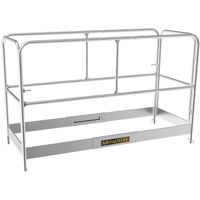 Mobile Work Scaffolding - Maxi Square Aluminum Scaffolding Accessories, Guard Rail, 30" W x 41-1/2" H Chandler Sales