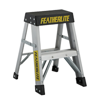 Industrial Extra Heavy-Duty Step Stool/Ladders, 2', Aluminum, 300 lbs. Capacity, Type 1A Chandler Sales