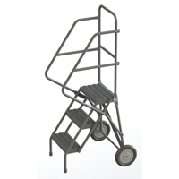 Rolling Ladder, 3 Steps, Serrated, 30" High Chandler Sales
