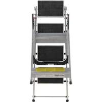 Tilt & Roll Step Stool Ladder, 4 Steps, 44.25" x 22.13" x 59" High Chandler Sales