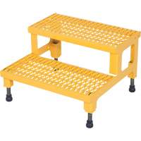 Adjustable Step-Mate Stand, 2 Step(s), 23-13/16" W x 22-7/8" L x 15-1/4" H, 500 lbs. Capacity Chandler Sales