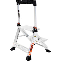 Jumbo Step Ladder, 1.5', Aluminum, 375 lbs. Capacity, Type 1AA Chandler Sales
