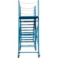 Snow Ladder, Steel, 10 Steps, 99" H, 85-1/2" D, 48" Step, Serrated Chandler Sales