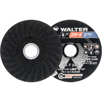 Meules &agrave; tronçonner renforc&eacute;es Zip+ pour meuleuse &agrave; angle droit, 4-1/2" x 1/16", Arbre de 7/8", Type 1, Alumine de zirconium, 13 300 Tr/min Chandler Sales
