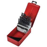 Jeu de forets courts, 29 morceaux, Acier rapide Chandler Sales