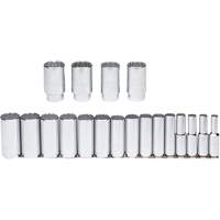Jeu de douilles, 19 Mcx, Prise de 1/2", Profond Chandler Sales