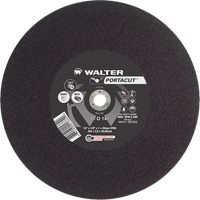 Meule &agrave; tronçonner rapide en acier inoxydable Portacut, 14" x 1/8", Arbre de 3/4", Type 1, Carbure de silicium, 5400 Tr/min Chandler Sales