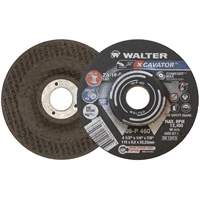 XCAVATOR Grinding Wheel, 4-1/2" x 1/4", 7/8" Arbor, Zirconium, Type 27 Chandler Sales