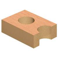 Through-Hole Carbide Tipped Drill, 2/5" Diameter Chandler Sales