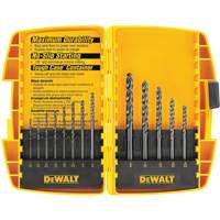 Black & Gold Drill Bit Set, 13 Pieces, High Speed Steel Chandler Sales