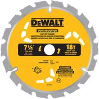 Fast Cut Framing Carbide-Tipped Saw Blade, 7-1/4", 18 Teeth, Wood Use Chandler Sales