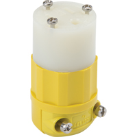 Industrial Straight Blade Connector, 5-15P, Nylon Chandler Sales