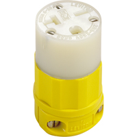2-Pole 3-Wire Grounding Straight Blade Connector, 5-20P, Nylon Chandler Sales