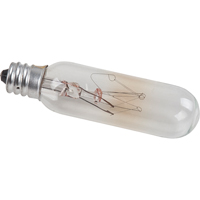 BULB INCAN. T6 CLEAR CAN;DELABRA 15W 145V 1/PACK Chandler Sales