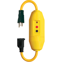 In-Line GFCI Cord Set, 120 V, 15 A, 1-1/5' Cord Chandler Sales