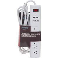 USB Charging Surge Protector, 6 Outlets, 1200 J, 1875 W, 6' Cord Chandler Sales