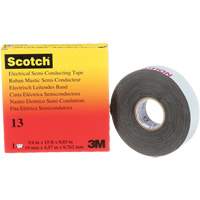 Ruban isolant semi-conducteur Scotch, 19 mm (3/4") x 4,6 m (15'), Noir, 30 mils Chandler Sales