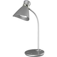 Desk Lamp, 6 W, LED, 16" Neck, Silver Chandler Sales