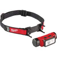 REDLITHIUM USB Hardhat Headlamp, LED, 600 Lumens, 5 Hrs. Run Time, Rechargeable Batteries Chandler Sales