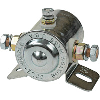 Grounded Continuous-Duty Solenoid Relay, Mini-Breaker, 12 V Chandler Sales