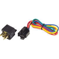 12V 5-Pin Relay & Pigtail Assembly with Mounting Bracket Chandler Sales