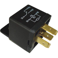 SPDT Mini Relay with Resistor, Plug, 40 Amps, 12 V Chandler Sales