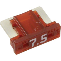 LP MINI&reg; Series Automotive Blade Fuse, Cartridge, 7.5 Amps, 58 V Chandler Sales