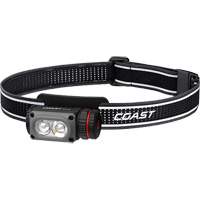Lampe frontale COAST WPH10R &agrave; deux couleurs avec aimant et agrafe, DEL, 500 lumens, 3,25 hres de fonctionnement, piles Rechargeable Chandler Sales