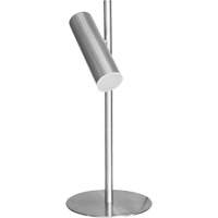 Lampe de table en m&eacute;tal avec diffuseur acrylique FR, 6 W, DEL, Col 19-3/4", Chrome satin&eacute; Chandler Sales