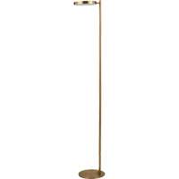 Lampe sur pied en laiton vieilli avec base m&eacute;tallique Chandler Sales