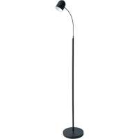 Lampe sur pied noir satin&eacute; Chandler Sales