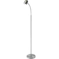 Lampe sur pied en chrome satin&eacute; Chandler Sales