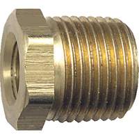 Pipe Bushing, 3/8" x 1/4", NPT x FPT, Brass Chandler Sales