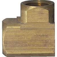 Extruded 90° Elbow Pipe Fitting, FPT, Brass, 1/8" YA811 | Chandler Sales