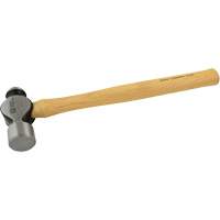 Ball Pein Hammer, 40 oz. Head Weight, Plain Face, Wood Handle Chandler Sales