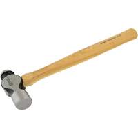 Ball Pein Hammer, 32 oz. Head Weight, Plain Face, Wood Handle Chandler Sales