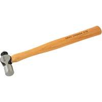 Ball Pein Hammer, 8 oz. Head Weight, Plain Face, Wood Handle Chandler Sales