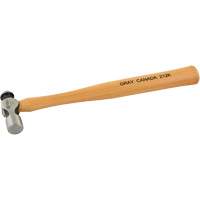 Ball Pein Hammer, 4 oz. Head Weight, Plain Face, Wood Handle Chandler Sales