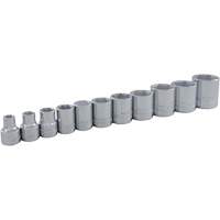 Jeu de douilles SAE, 11 Mcx, Prise de 3/8" Chandler Sales