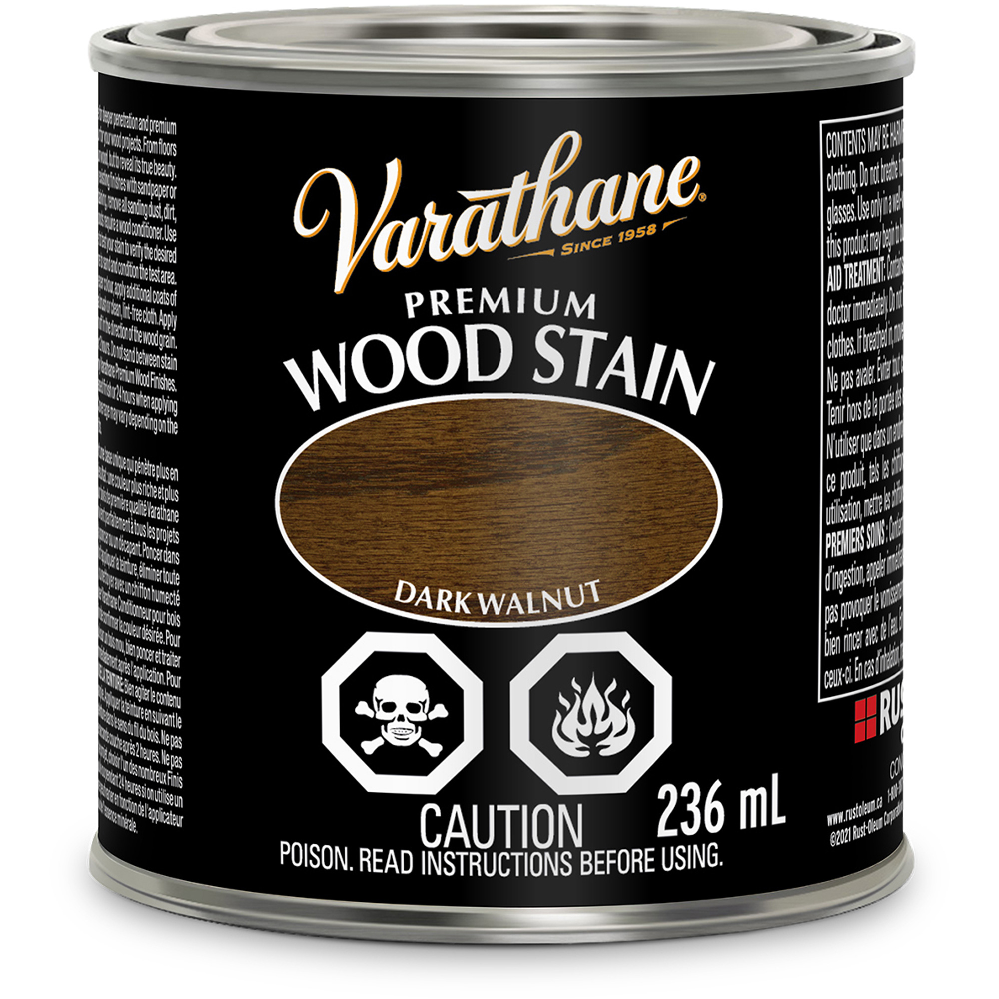 Rust-Oleum Teinture pour le bois de qualité supérieure Varathane, 236 ...