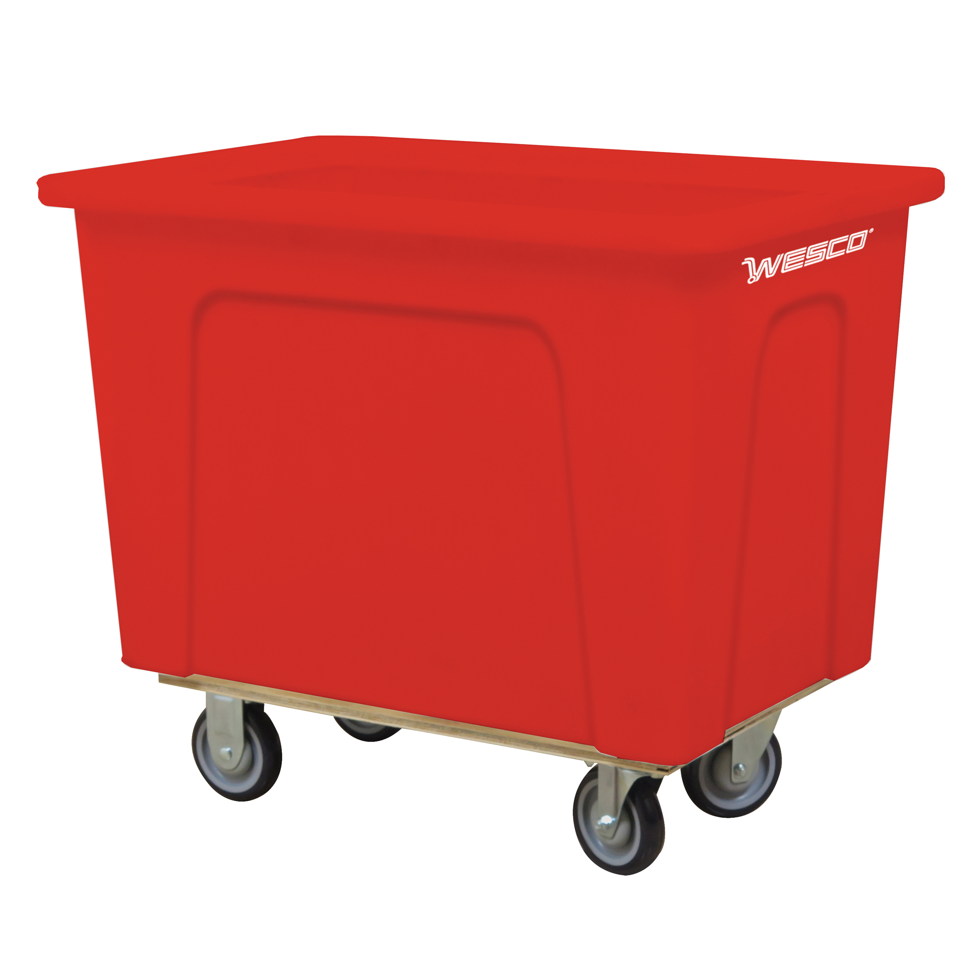 Wesco Box Truck, Polyethylene, 35" L x 24" W x 30" H, 10 cu. Ft. Volume